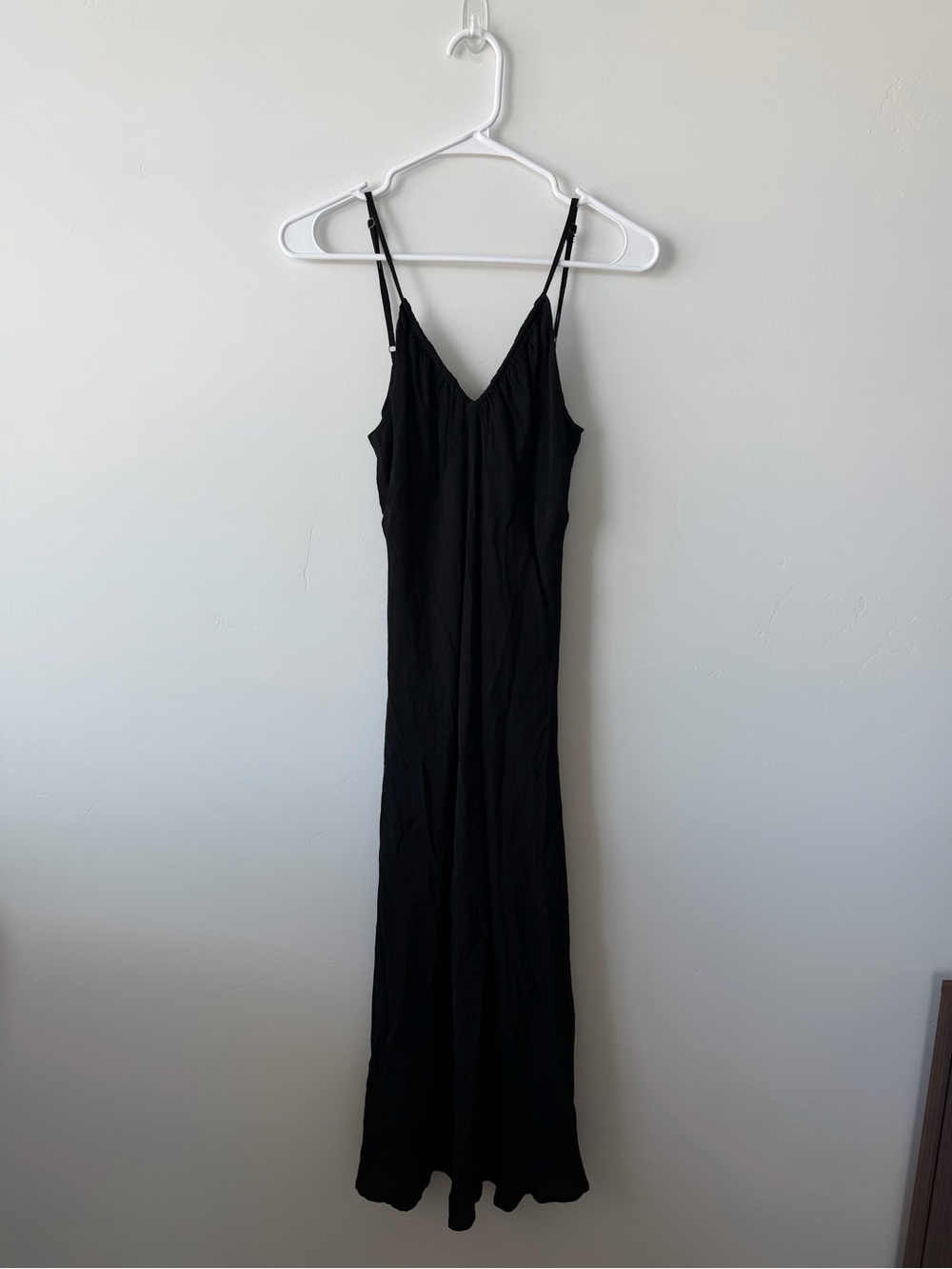 Wild Fable Black Ruffle Maxi Dress Size Small